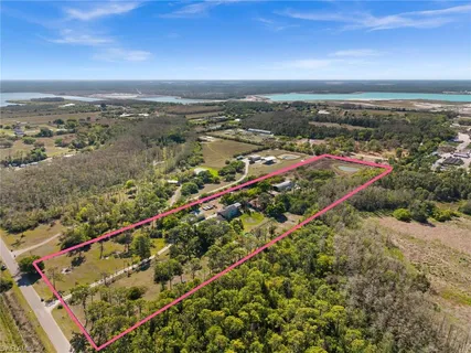 an aerial view of beach and city