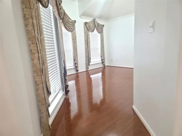 wooden floor in an empty room