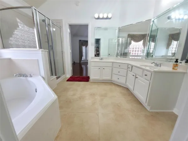 a bathroom with a sink and a bathtub