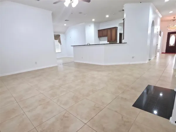 a view of an empty room