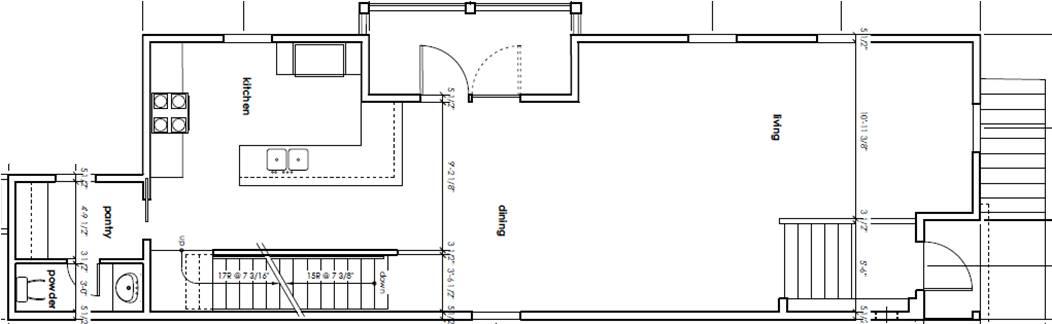 213 Line Street Charleston, SC 29403 - Photo 82 of 83 213 Line First Floor Plan