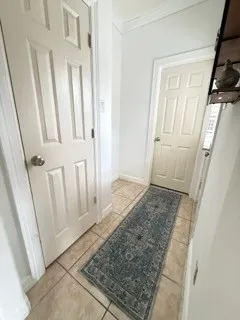 a view of front door