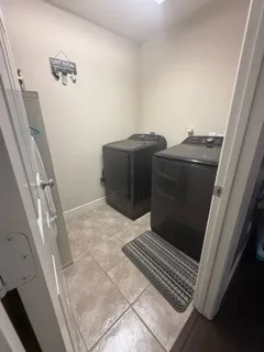 a view of washer and dryer