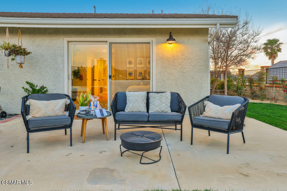 13777 Gunsmoke Road Moorpark, CA 93021 - Photo 36 of 42 a outdoor living space with furniture and a potted plant