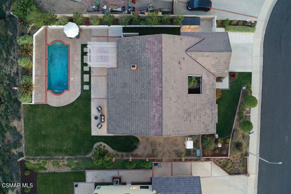 13777 Gunsmoke Road Moorpark, CA 93021 - Photo 38 of 42 an aerial view of residential houses with outdoor space