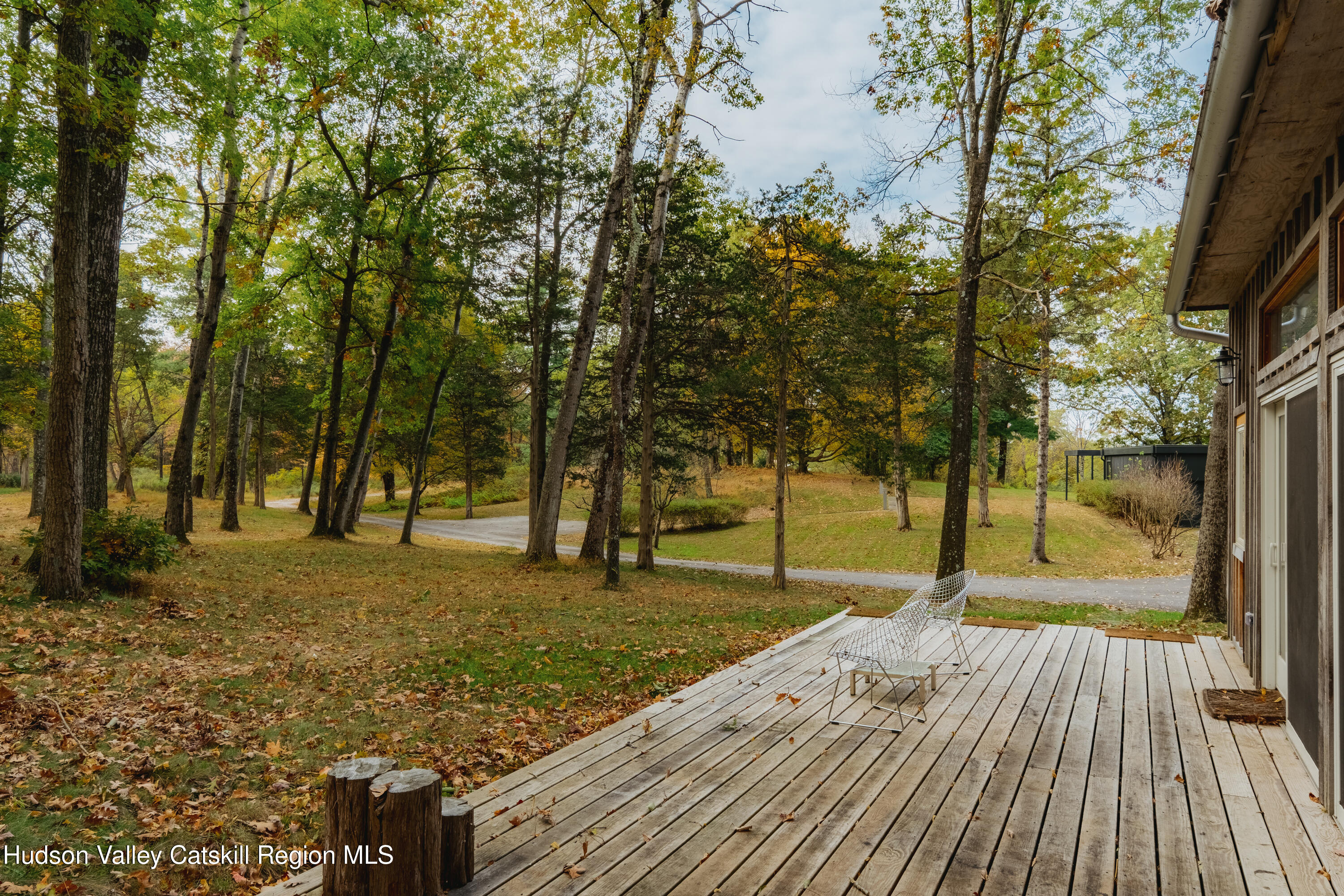 110 Old Albany Post Road Rhinebeck, NY 12572 - Photo 40 of 46 a view of a yard with trees