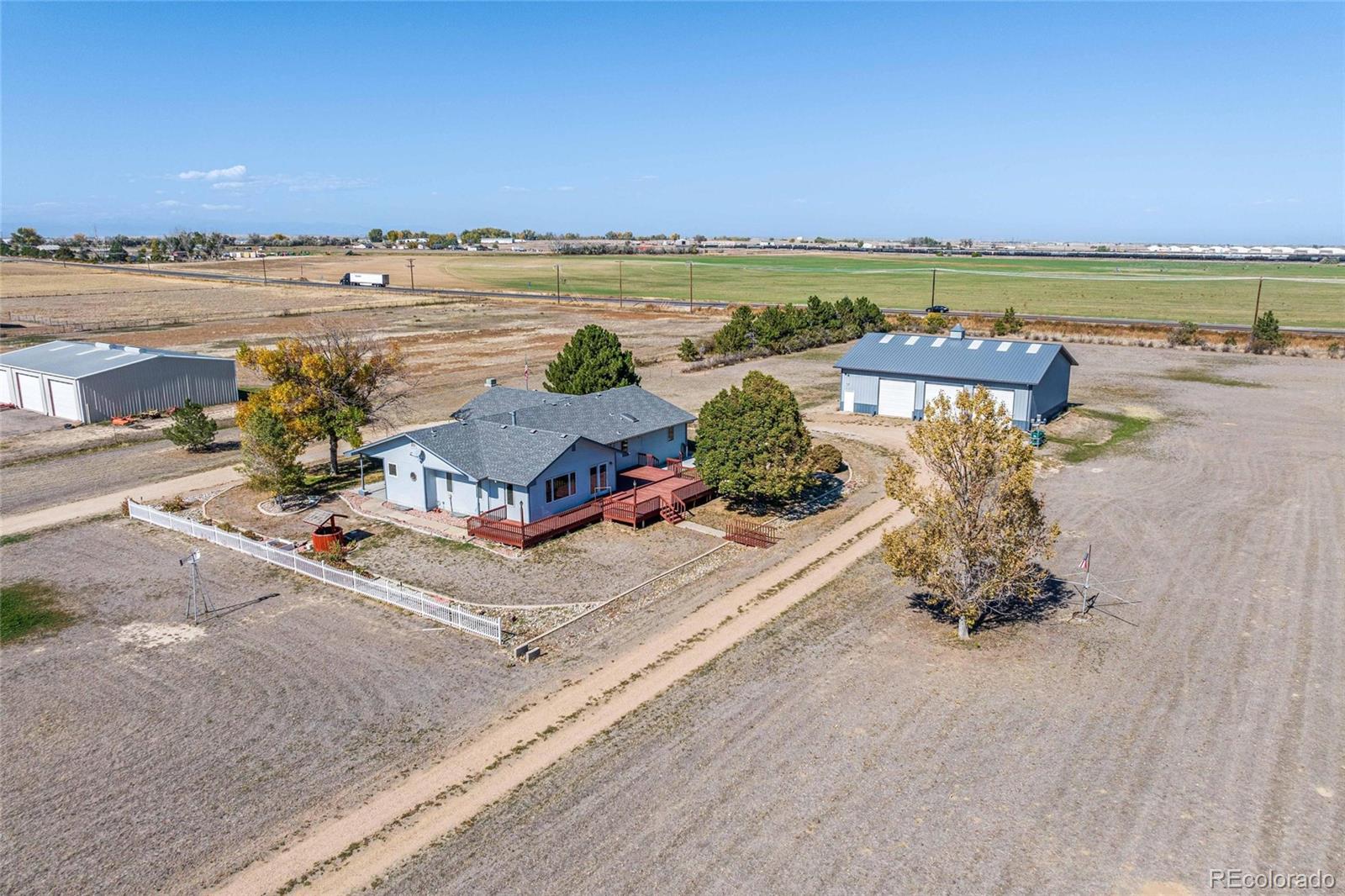 55 Cook Court Hudson, CO 80642 - Photo 46 of 50 an aerial view of a city