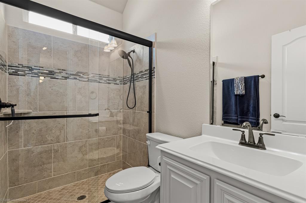 2139 Devonblue Drive Forney, TX 75126 - Photo 20 of 30 Bathroom with tile (including mud pan) and vanity.