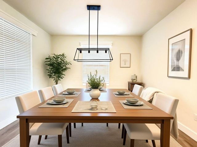 a kitchen with stainless steel appliances granite countertop a sink a stove a refrigerator with white cabinets and wooden floor