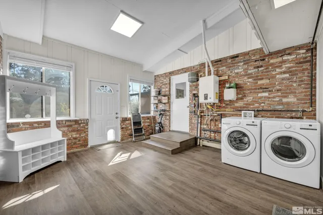 a view of living room couch and window