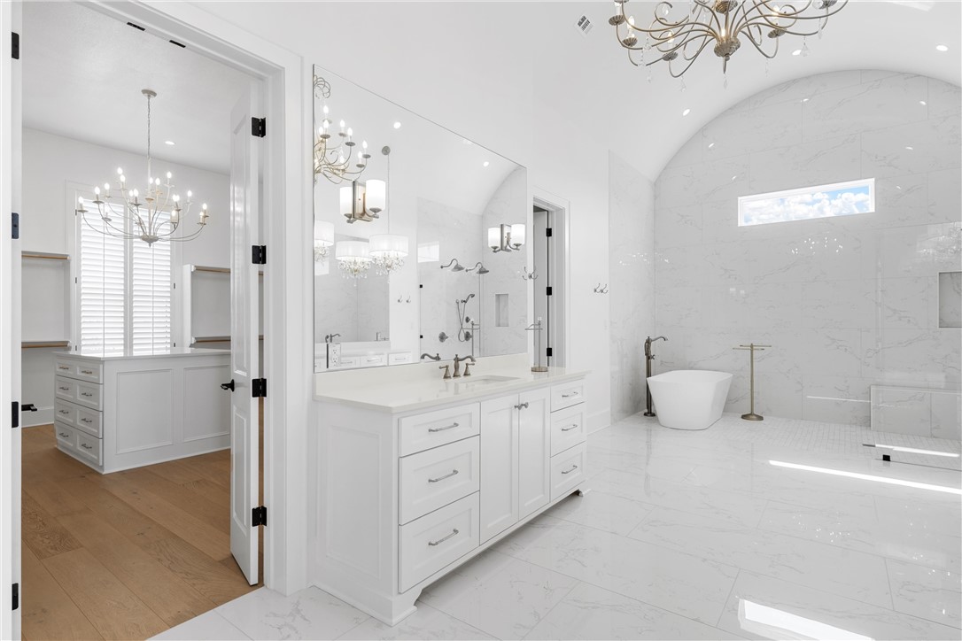 134 Sunflower Street Lorena, TX 76655 - Photo 45 of 86 a spacious bathroom with a double vanity sink mirror and double