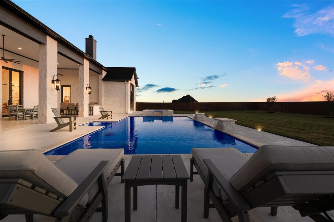 134 Sunflower Street Lorena, TX 76655 - Photo 7 of 86 a view of a patio with swimming pool