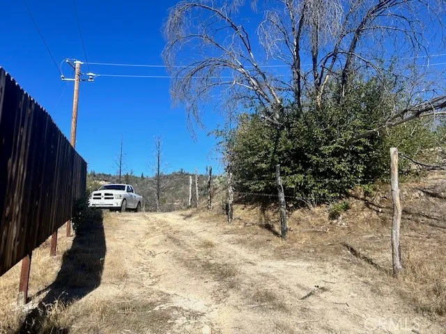 a view of a water with iron fence