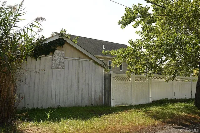 a backyard of a house