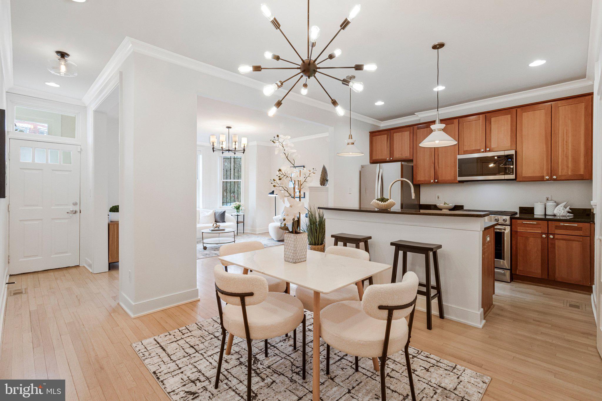 504 G Street Northeast, Unit 1 Washington, DC 20002 - Photo 15 of 41 Open Kitchen and Dining