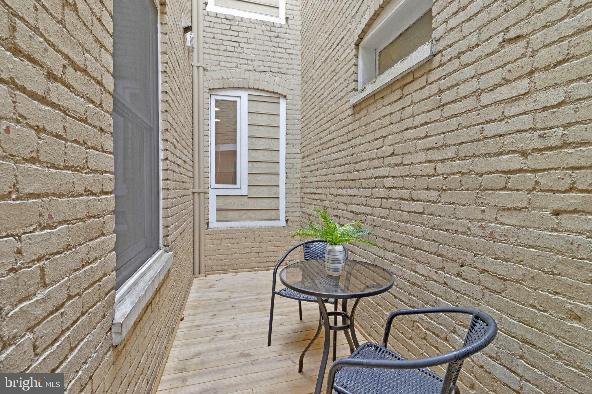 504 G Street Northeast, Unit 1 Washington, DC 20002 - Photo 29 of 41 Private Patio off of Bedroom 2