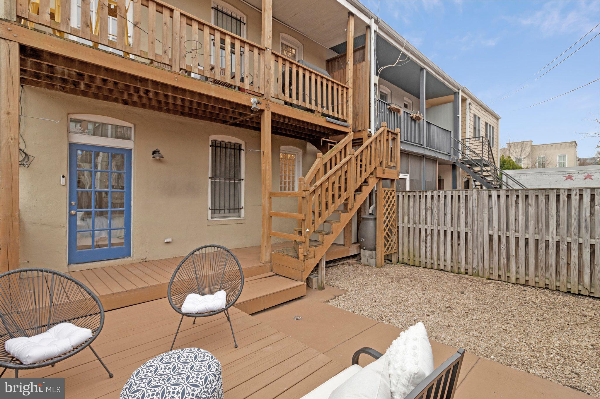 504 G Street Northeast, Unit 1 Washington, DC 20002 - Photo 37 of 41 Back patio exclusively for this unit