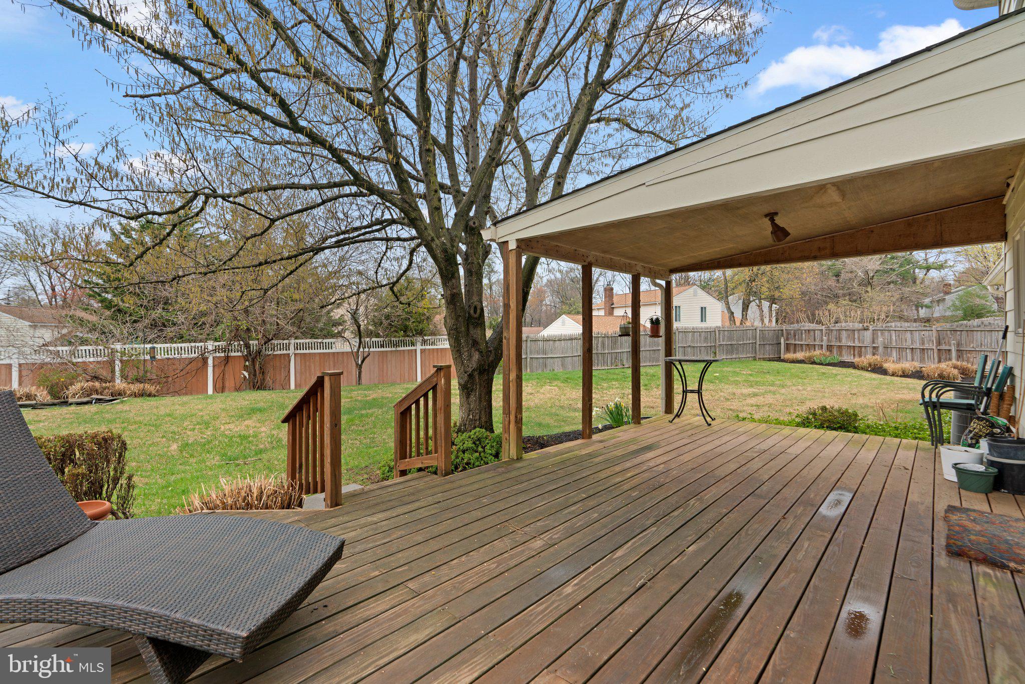 14816 Mistletoe Court Silver Spring, MD 20905 - Photo 39 of 44 a view of a deck with a backyard
