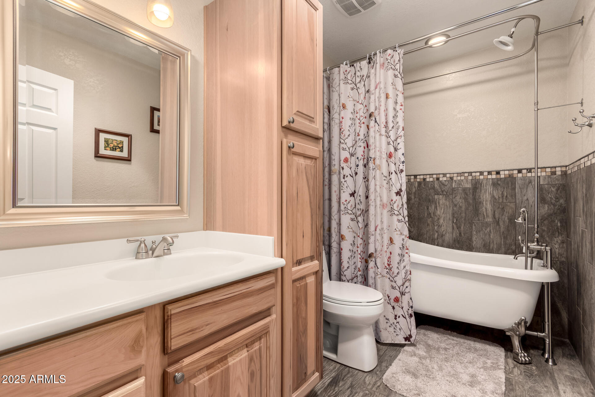 12548 East Cloud Road Chandler, AZ 85249 - Photo 17 of 34 a bathroom with a sink toilet and shower
