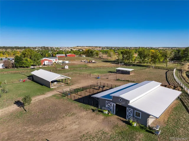 a view of a lake with a house