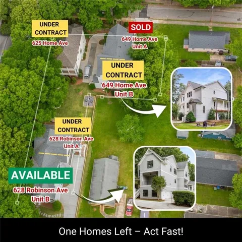 $855,700 | 628 Robinson Avenue Southeast, Unit B, Atlanta, GA 30312