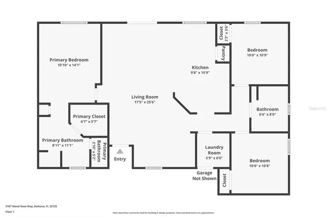 $317,500 | 3042 Wild Pepper Avenue, Deltona, FL 32725