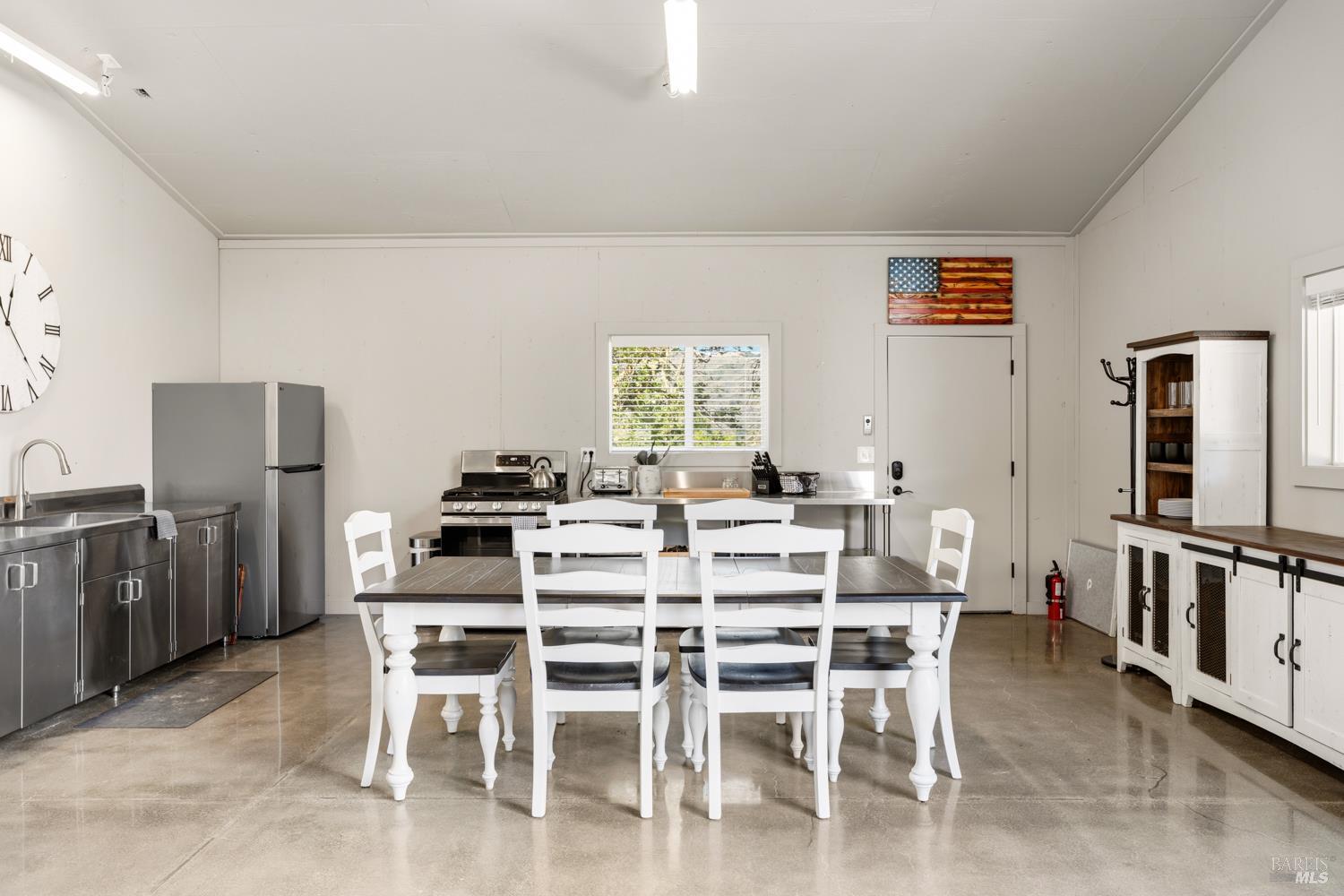 2800 Feliz Creek Road Hopland, CA 95449 - Photo 13 of 48 a dining room with furniture and window
