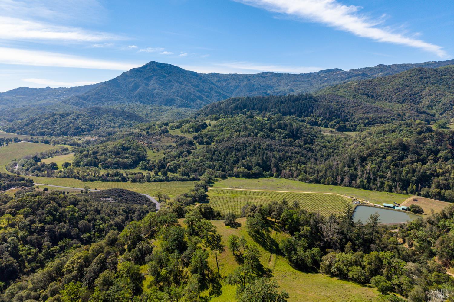 2800 Feliz Creek Road Hopland, CA 95449 - Photo 2 of 48 a view of a town with mountains in the background
