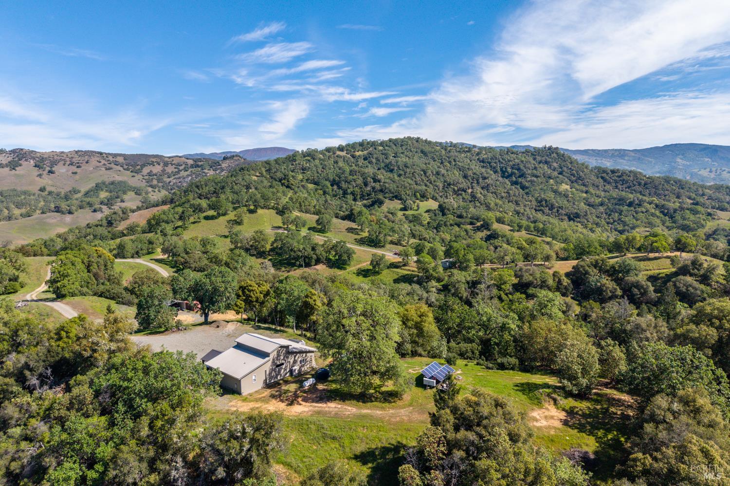 2800 Feliz Creek Road Hopland, CA 95449 - Photo 5 of 48 a view of a city and mountains