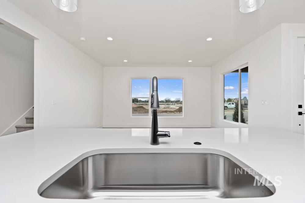 744 South Calhoun Lane Star, ID 83669 - Photo 14 of 34 Kitchen view of a sink and recessed lighting