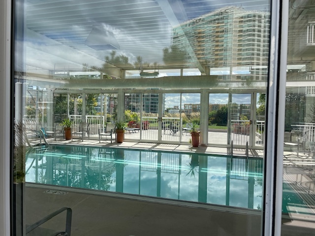 1640 Maple Avenue, Unit 1006 Evanston, IL 60201 - Photo 18 of 21 a view of swimming pool from a window