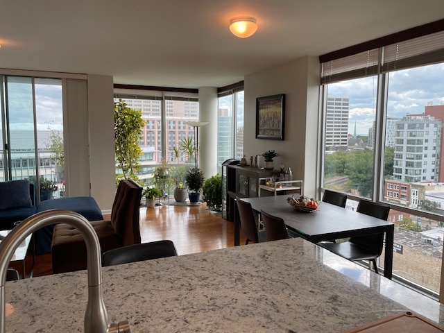 1640 Maple Avenue, Unit 1006 Evanston, IL 60201 - Photo 6 of 21 a view of a workspace dining room and windows