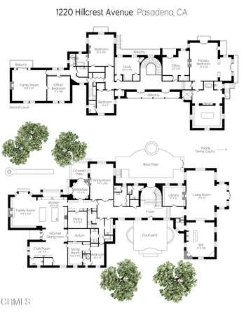 $19,998,000 | 1220 Hillcrest Avenue, Pasadena, CA 91106