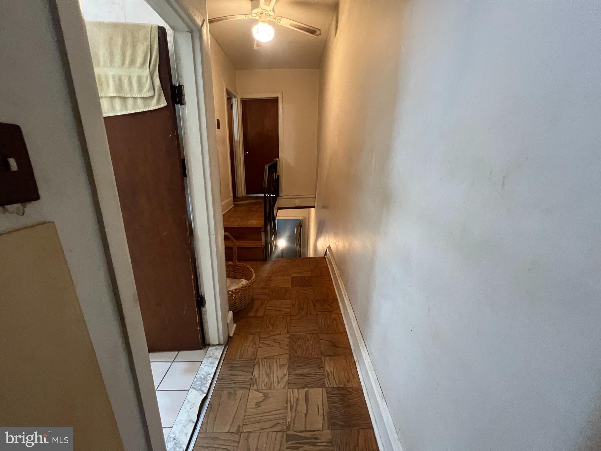 2441 Carpenter Street Philadelphia, PA 19146 - Photo 21 of 34 a view of hallway with wooden floor