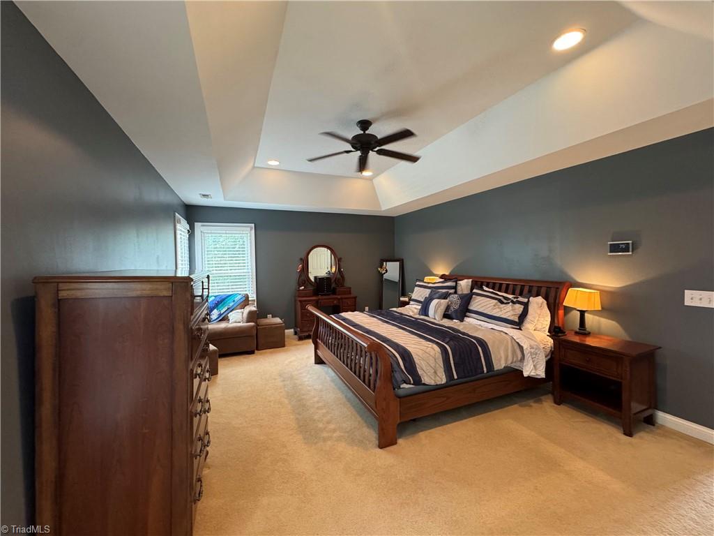2817 Norwell Court Oak Ridge, NC 27310 - Photo 21 of 35 Primary bedroom view from en-suite bath
