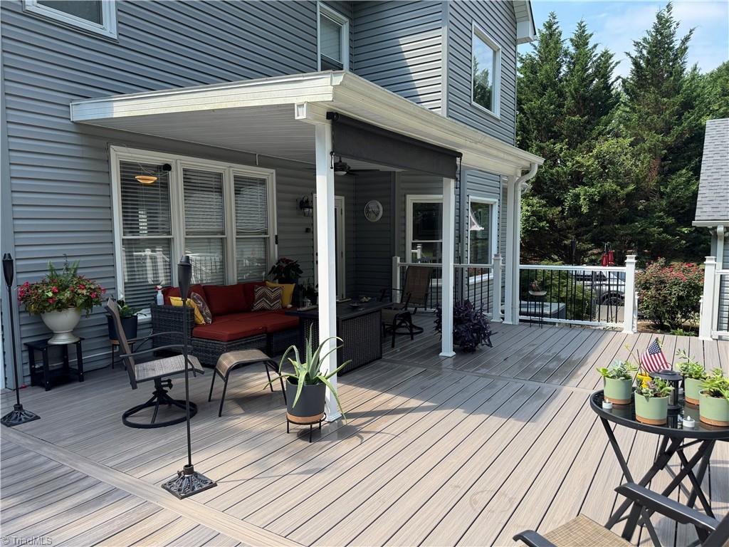 2817 Norwell Court Oak Ridge, NC 27310 - Photo 28 of 35 Back deck again