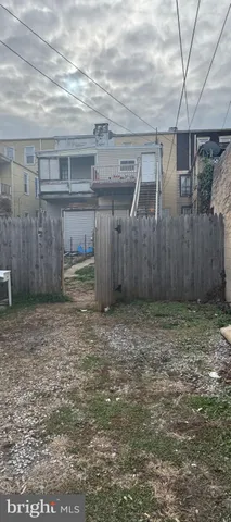 a backyard of a house