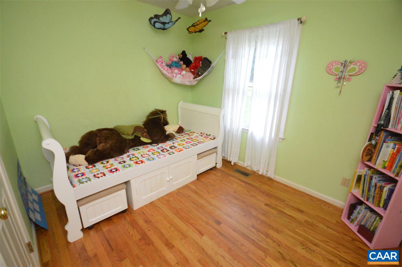 389 Morning Glory Road Ruckersville, VA 22968 - Photo 30 of 34 a living room with a bed and a book shelf