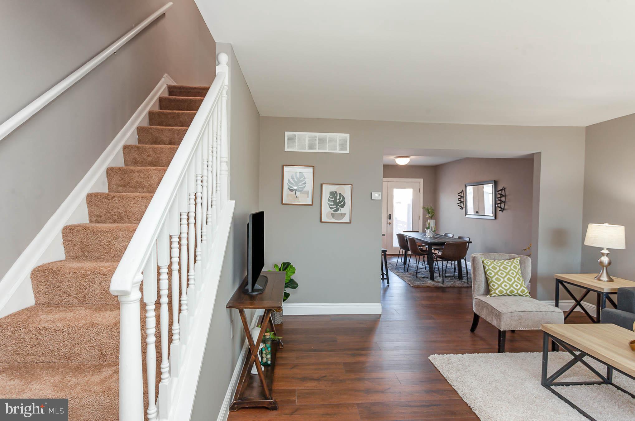 9662 Baron Place, Unit 9662 Rosedale, MD 21237 - Photo 14 of 35 Stairs to leading to Upper Level