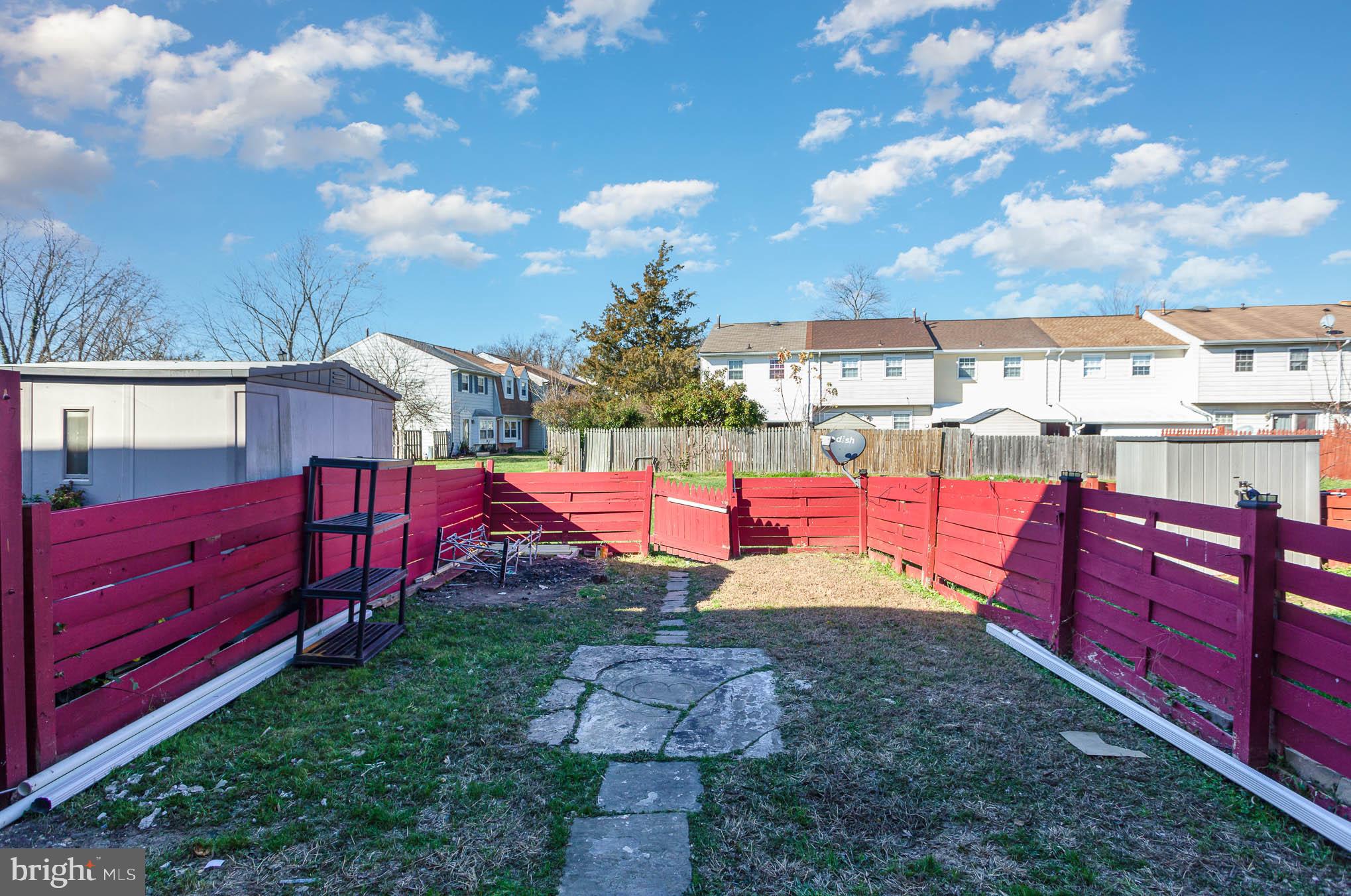 9662 Baron Place, Unit 9662 Rosedale, MD 21237 - Photo 32 of 35 Fenced Rear Yard