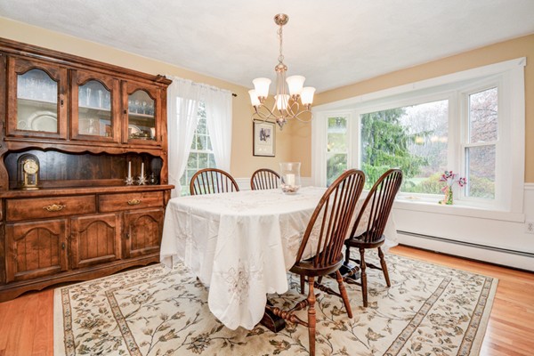 43 Robert Road Stow, MA 01775 - Photo 7 of 22 a view of a dining room with furniture window and wooden floor