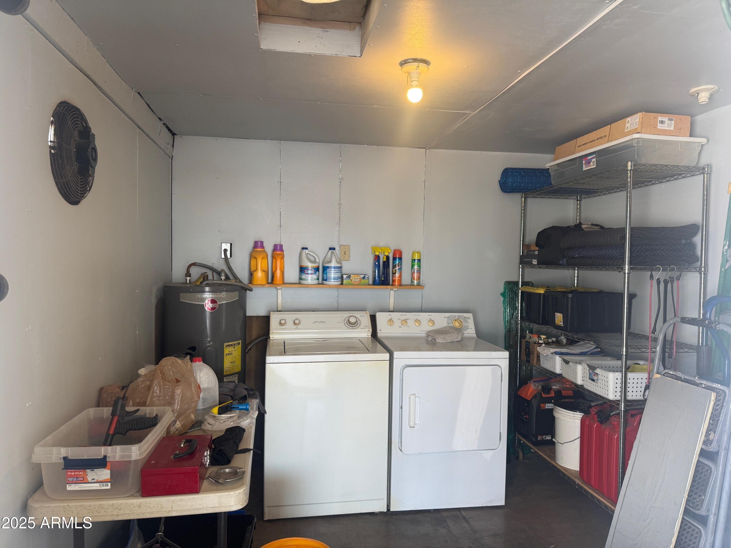 5735 East McDowell Road, Unit 63 Mesa, AZ 85215 - Photo 7 of 27 a utility room with dryer and washer