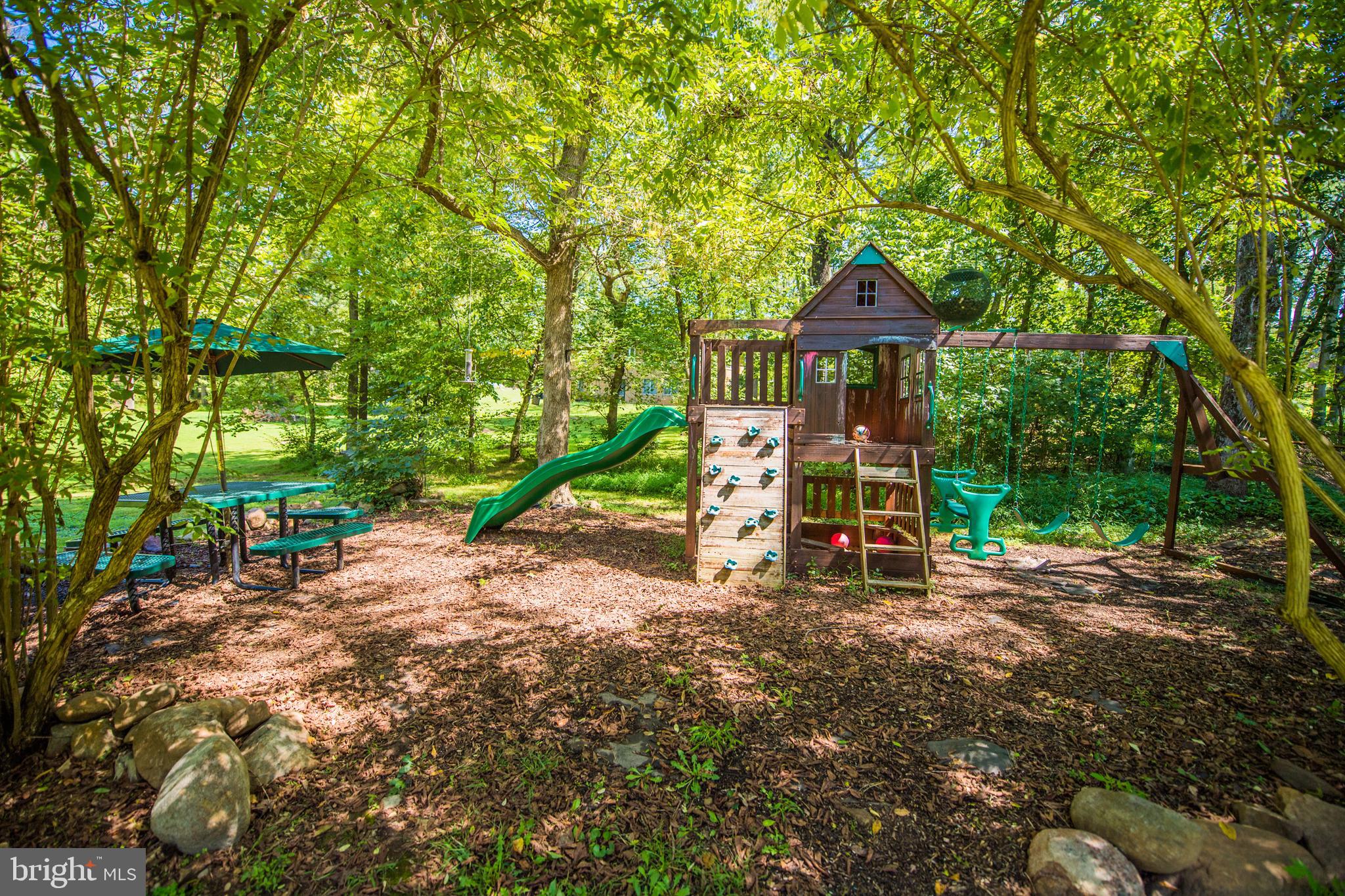 Great private play area for children.
