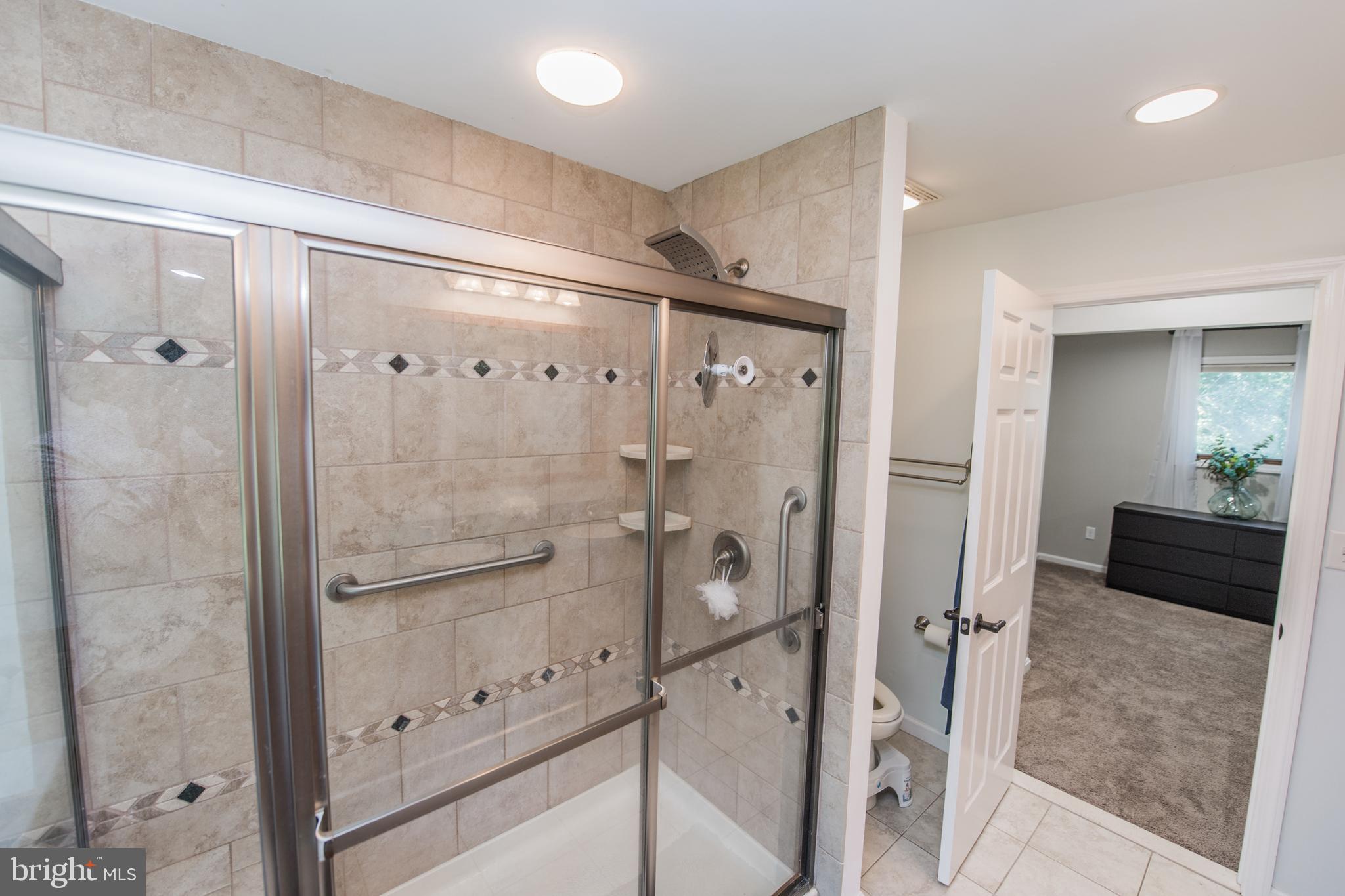 Remodeled master bathroom