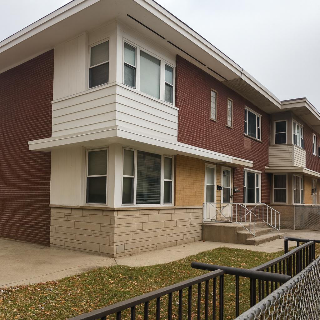 5107 North Springfield Avenue, Unit B Chicago, IL 60625 - Photo 1 of 25 a front view of a house with glass windows