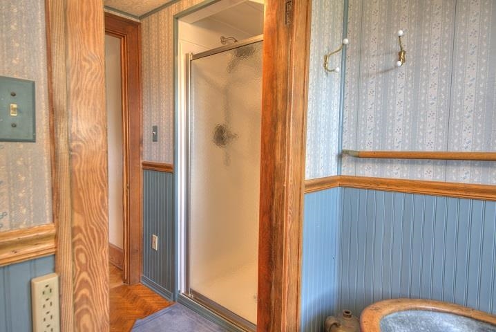 1310 New Hope Road Staunton, VA 24401 - Photo 23 of 62 a bathroom with a sink and a mirror