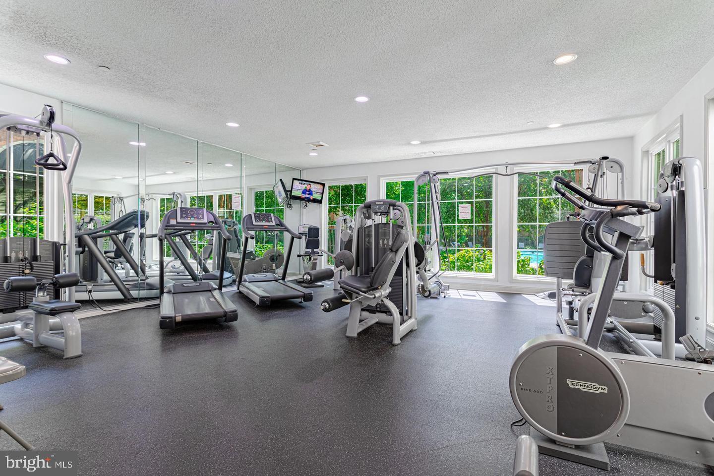 1539 Lincoln Way, Unit 302B McLean, VA 22102 - Photo 49 of 53 a view of a room with gym equipment