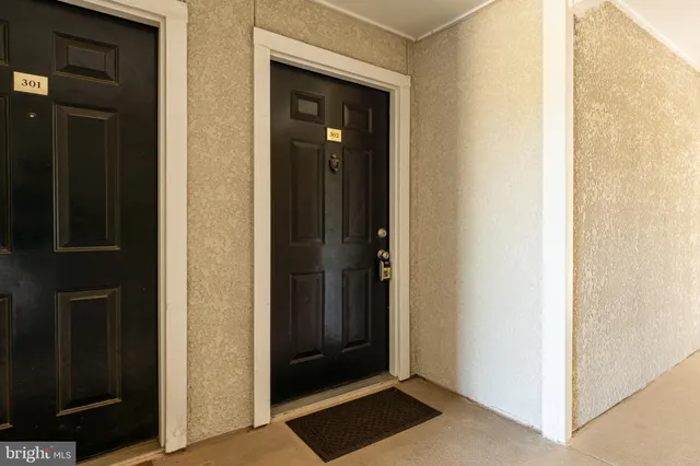 a view of front door