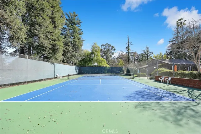 a view of a tennis court