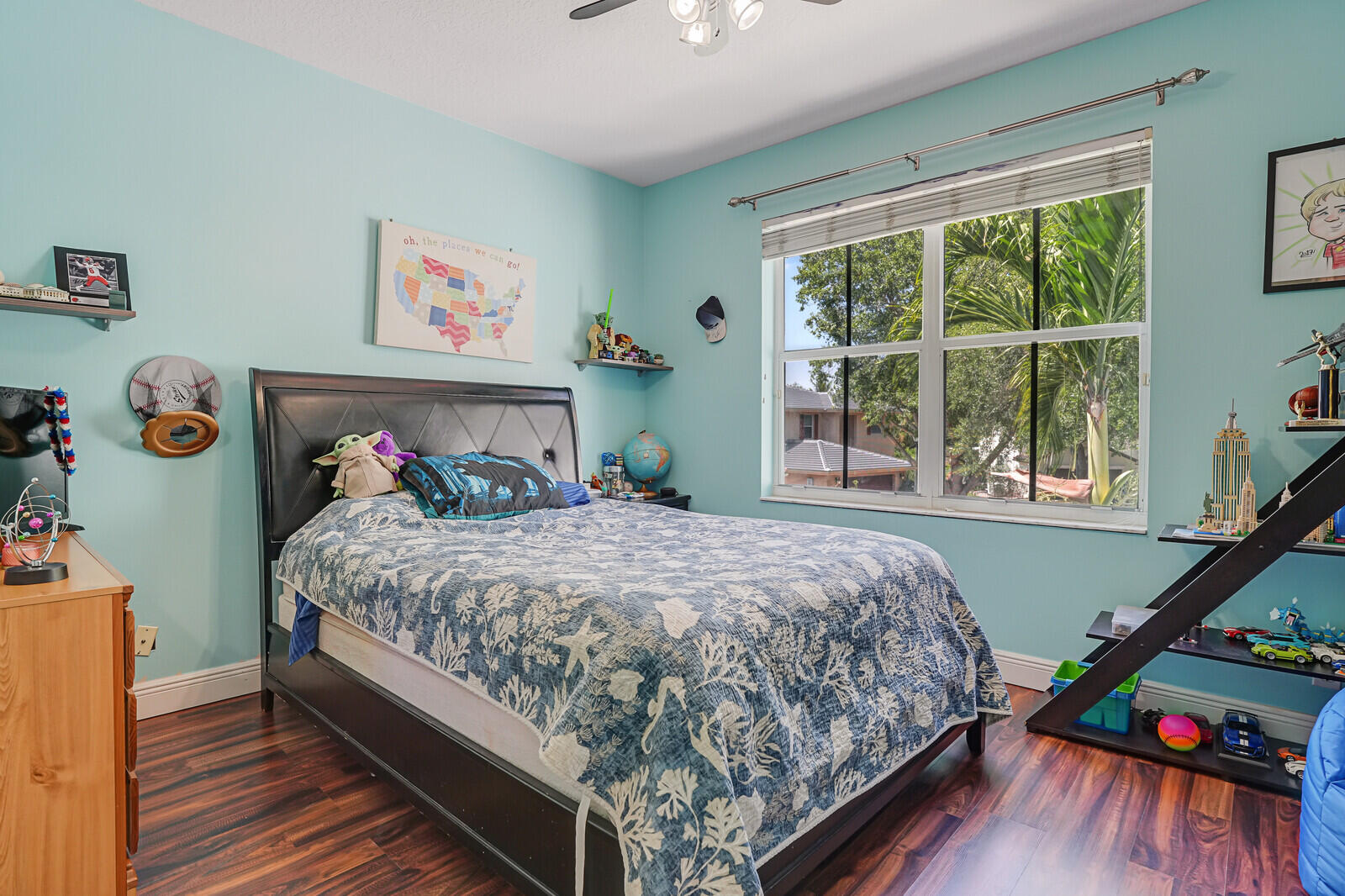 403 Mangrove Point Jupiter, FL 33458 - Photo 32 of 51 a bedroom with bed and a window